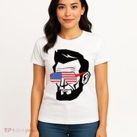 Funny Abraham Abe Lincoln July 4th Funny Women's T-Shirt thumb 4