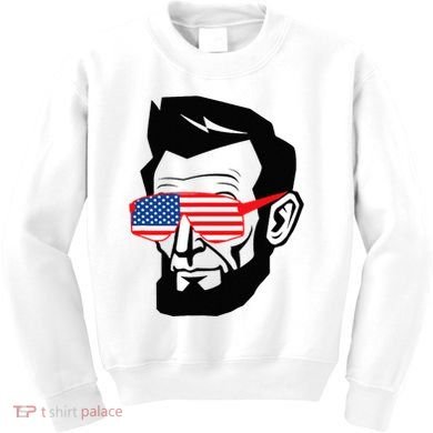 Funny Abraham Abe Lincoln July 4th Funny Kids Sweatshirt