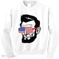 Funny Abraham Abe Lincoln July 4th Funny Kids Sweatshirt thumb 0