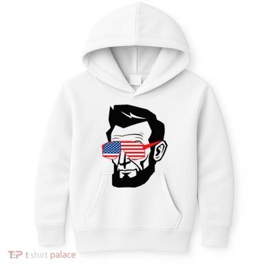 Funny Abraham Abe Lincoln July 4th Funny Kids Hoodie