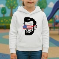 Funny Abraham Abe Lincoln July 4th Funny Kids Hoodie thumb 3