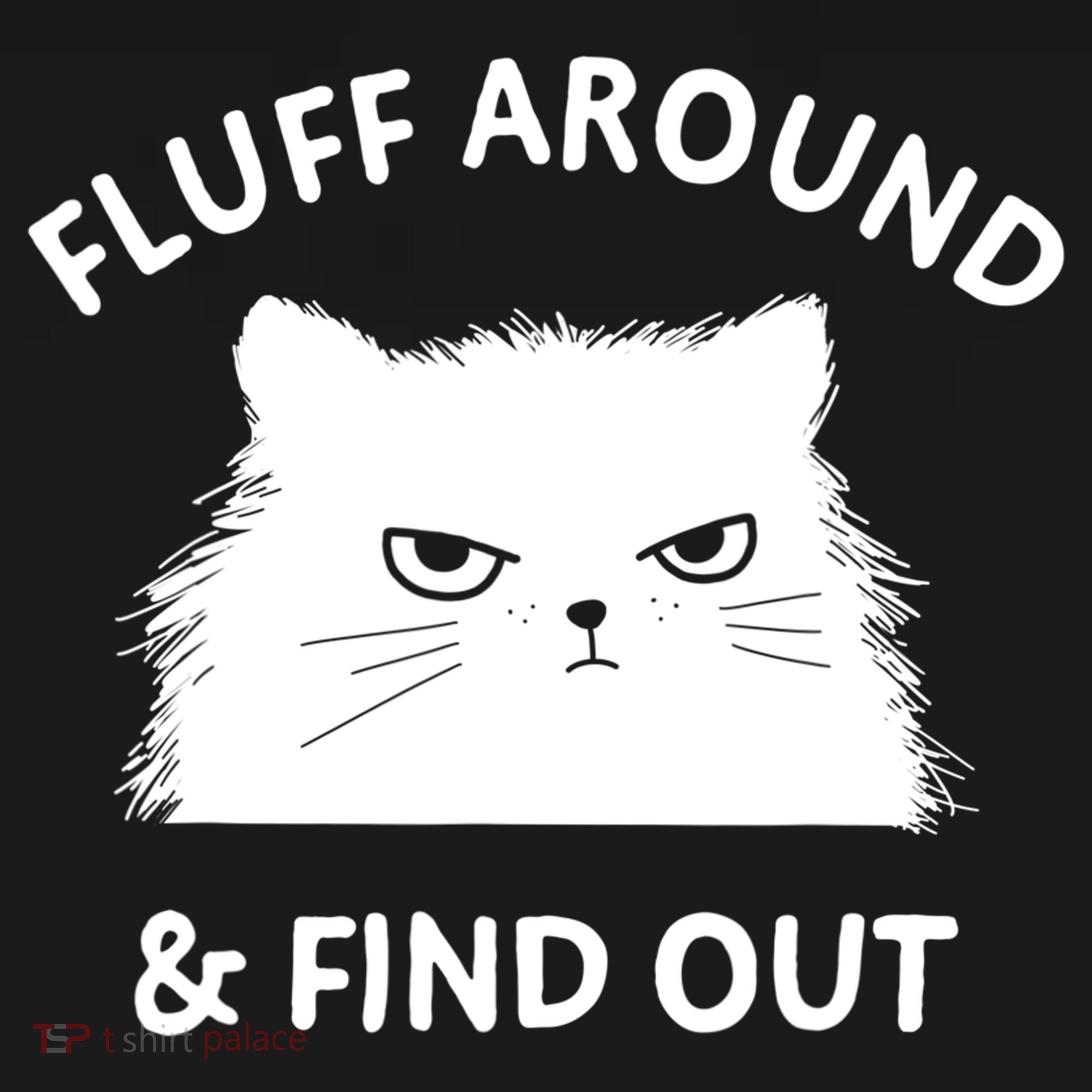 Fluff Around And Find Out Funny Cat Adult Humor Cool Gift Women's Hoodie