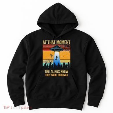 Funny Alien Abduction Malinois Dutch Shepherd Ufo Uap Dog Hoodie