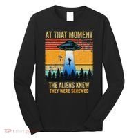 Funny Alien Abduction Malinois Dutch Shepherd Ufo Uap Dog Long Sleeve Shirt thumb 0