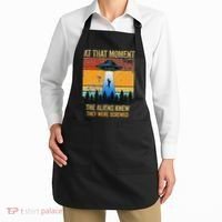 Funny Alien Abduction Malinois Dutch Shepherd Ufo Uap Dog Apron thumb 2