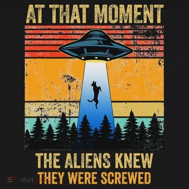 Funny Alien Abduction Malinois Dutch Shepherd Ufo Uap Dog Backpack