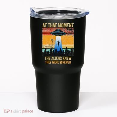 Funny Alien Abduction Malinois Dutch Shepherd Ufo Uap Dog Tumbler