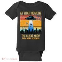 Funny Alien Abduction Malinois Dutch Shepherd Ufo Uap Dog Baby Bodysuit thumb 0