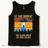 Funny Alien Abduction Malinois Dutch Shepherd Ufo Uap Dog Tank Top thumb 2