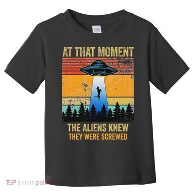 Funny Alien Abduction Malinois Dutch Shepherd Ufo Uap Dog Toddler T-Shirt