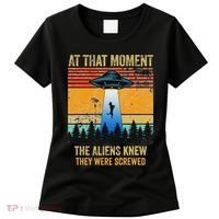 Funny Alien Abduction Malinois Dutch Shepherd Ufo Uap Dog Women's T-Shirt thumb 0