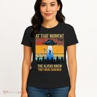 Funny Alien Abduction Malinois Dutch Shepherd Ufo Uap Dog Women's T-Shirt thumb 4