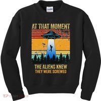 Funny Alien Abduction Malinois Dutch Shepherd Ufo Uap Dog Kids Sweatshirt thumb 0