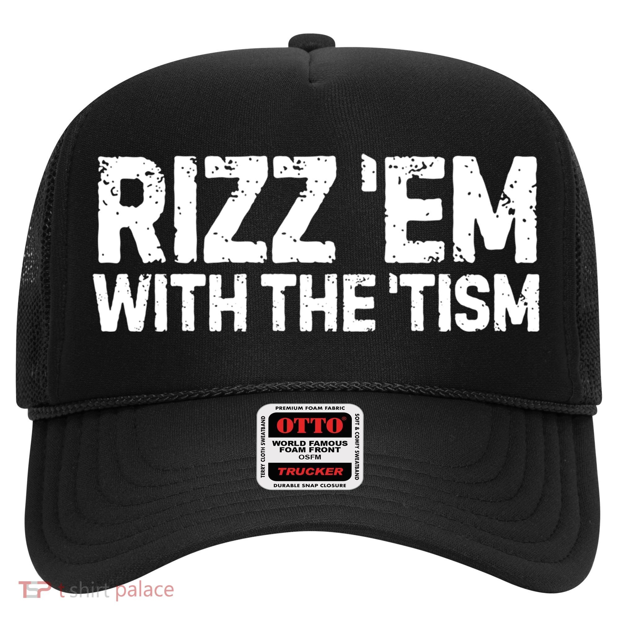 Funny Autism Autistic Funny Gift Rizz Em With The Tism Gift Hat