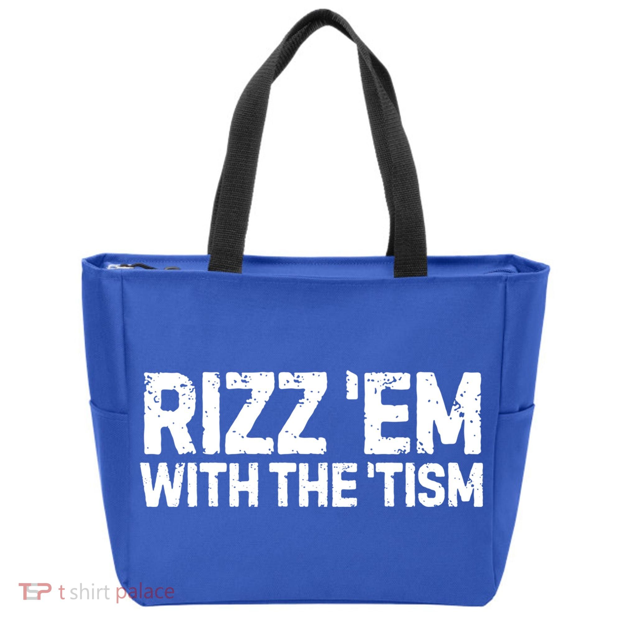 Funny Autism Autistic Funny Gift Rizz Em With The Tism Gift Tote Bag
