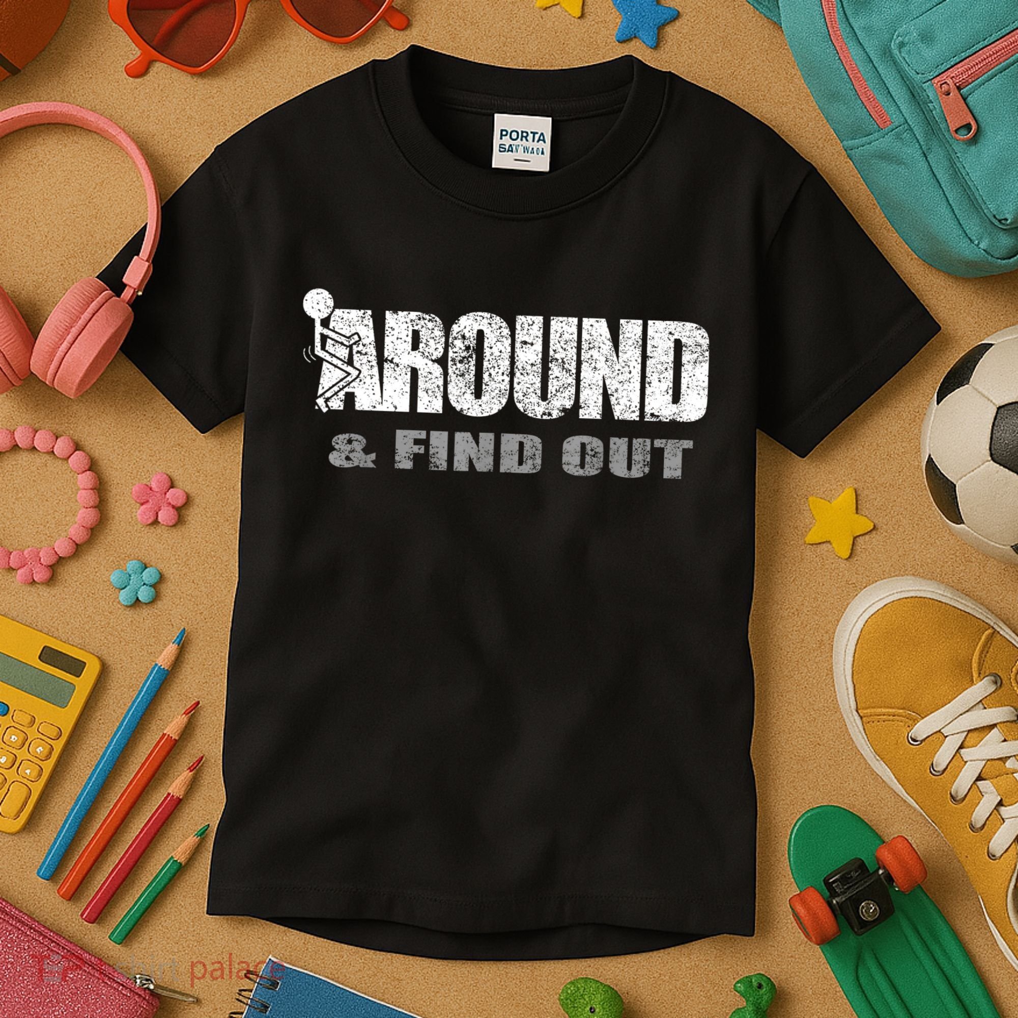 Fuck Around And Find Out Kids T-Shirt