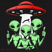 Funny Alien Abduction Selfie Alien Vacation Fishing Trip Baby Bodysuit thumb 2