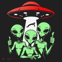 Funny Alien Abduction Selfie Alien Vacation Fishing Trip Golf Towel thumb 3