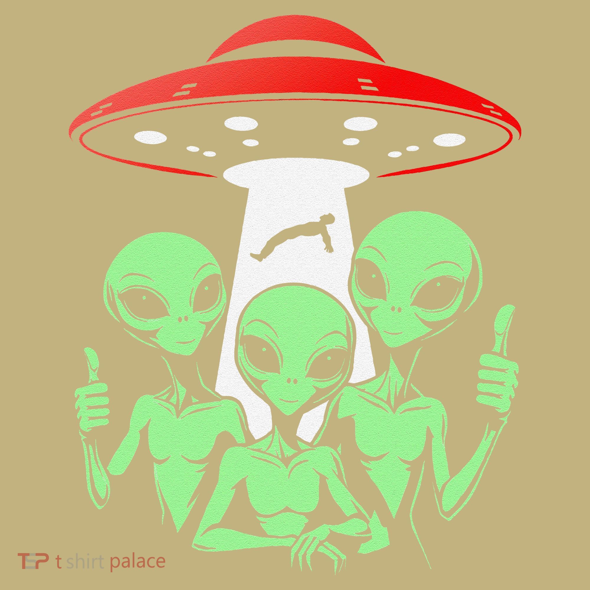 Funny Alien Abduction Selfie Alien Vacation Fishing Trip Mousepad