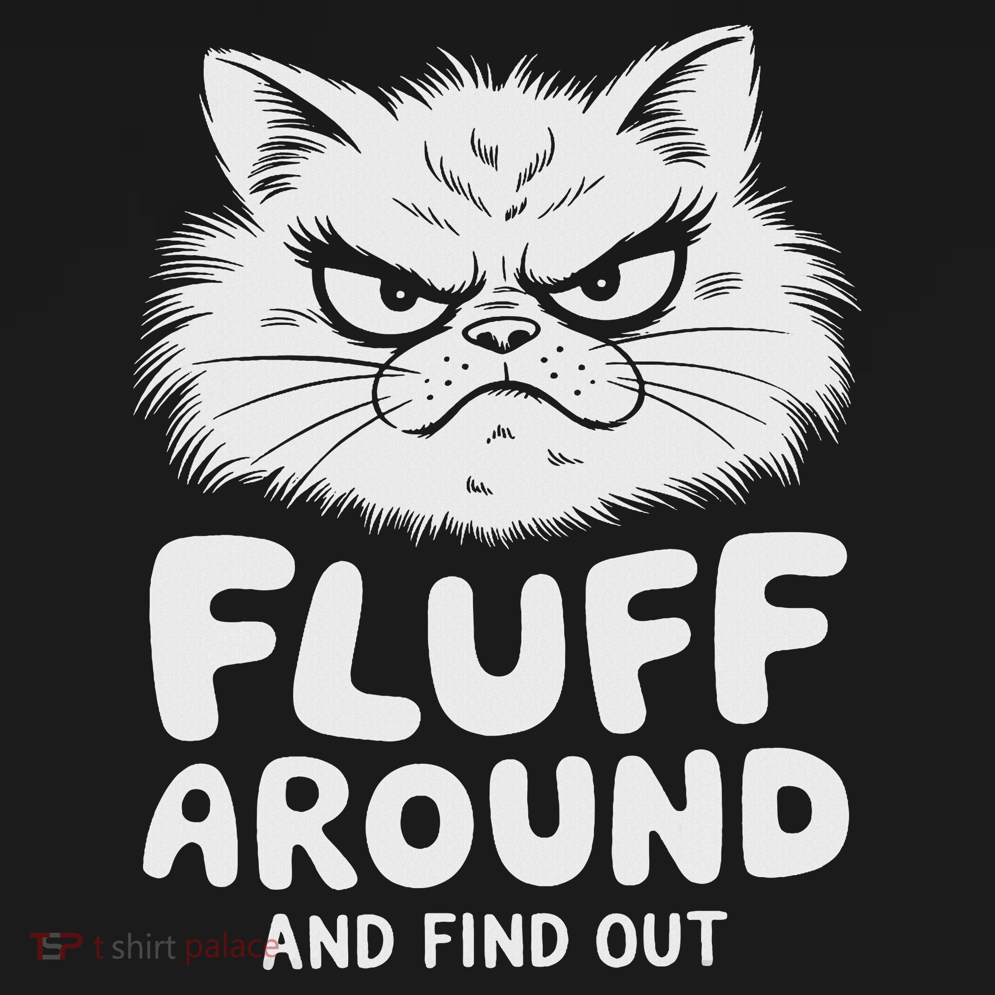 Fluff Around And Find Out Cat USA-Made Doggie Bandana