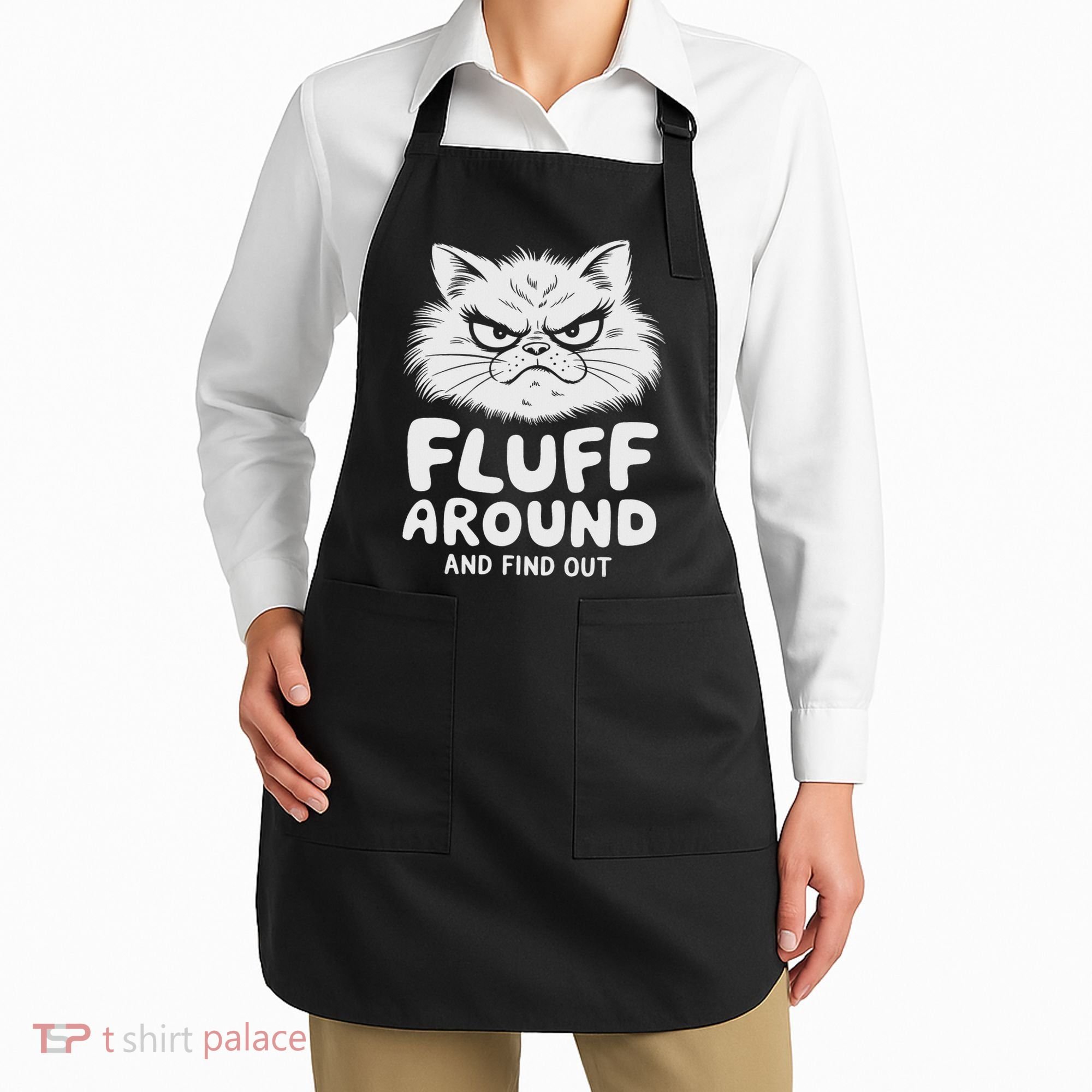Fluff Around And Find Out Cat Apron