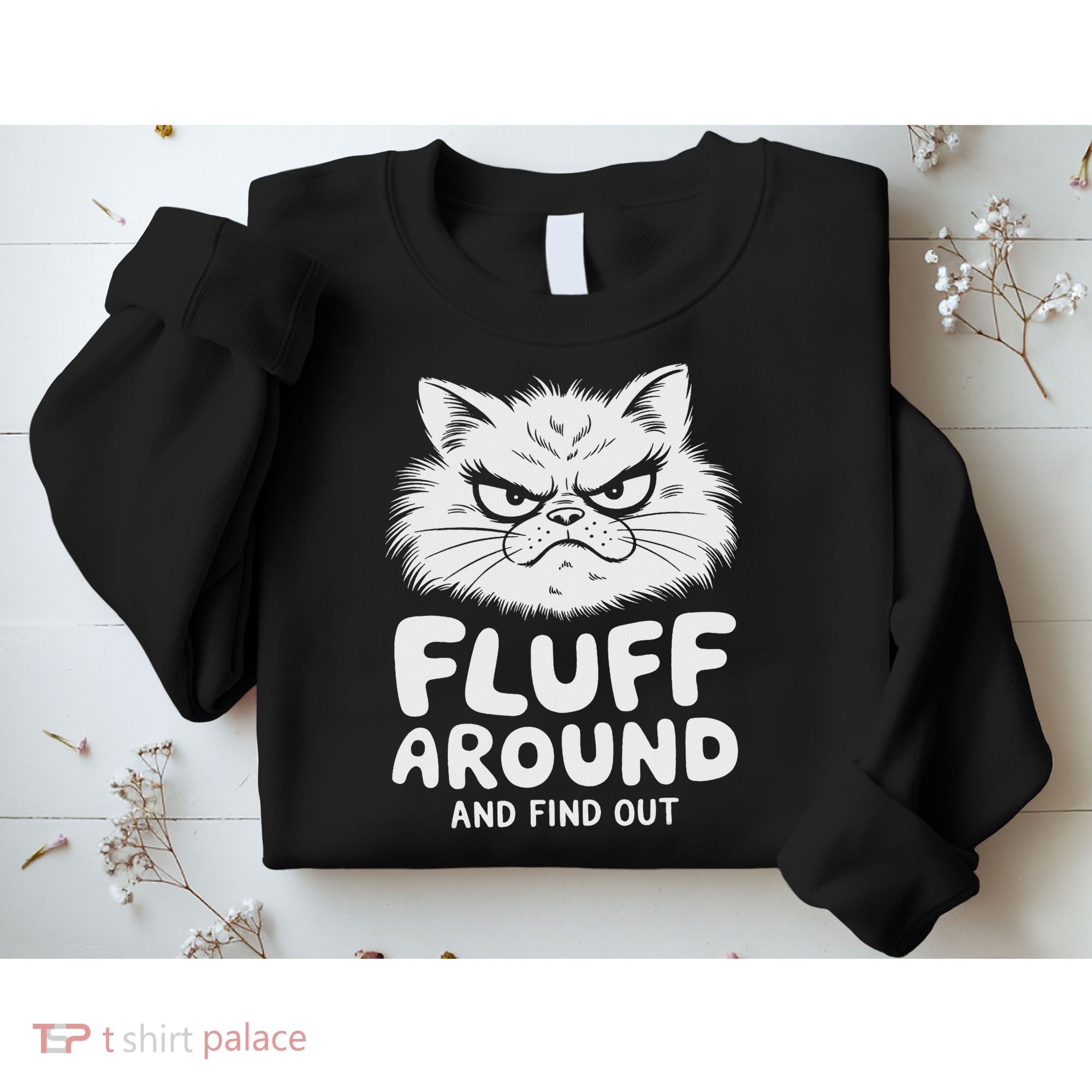 Fluff Around And Find Out Cat Sweatshirt
