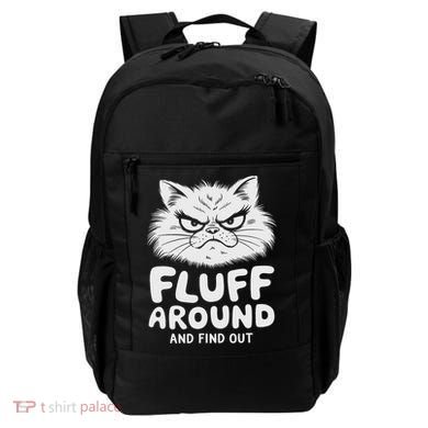 Fluff Around And Find Out Cat Backpack