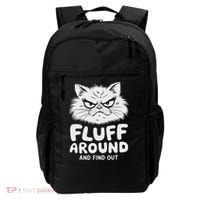 Fluff Around And Find Out Cat Backpack thumb 0
