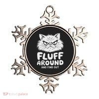 Fluff Around And Find Out Cat Ornament thumb 0