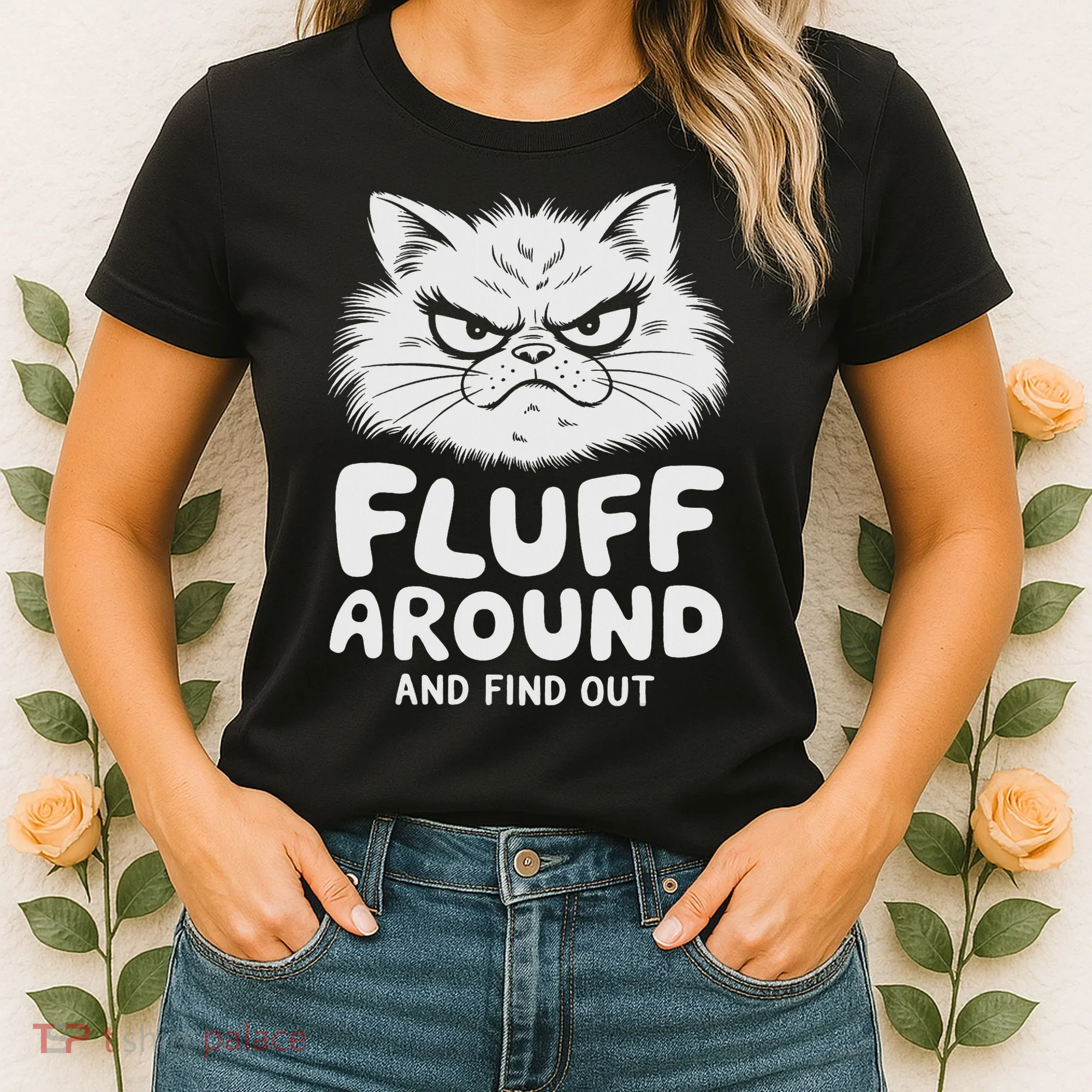 Fluff Around And Find Out Cat Women's T-Shirt