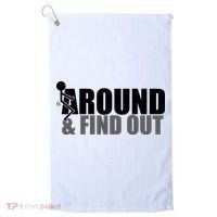 F Around And Find Out Funny Golf Towel thumb 0