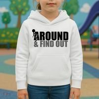 F Around And Find Out Funny Kids Hoodie thumb 3