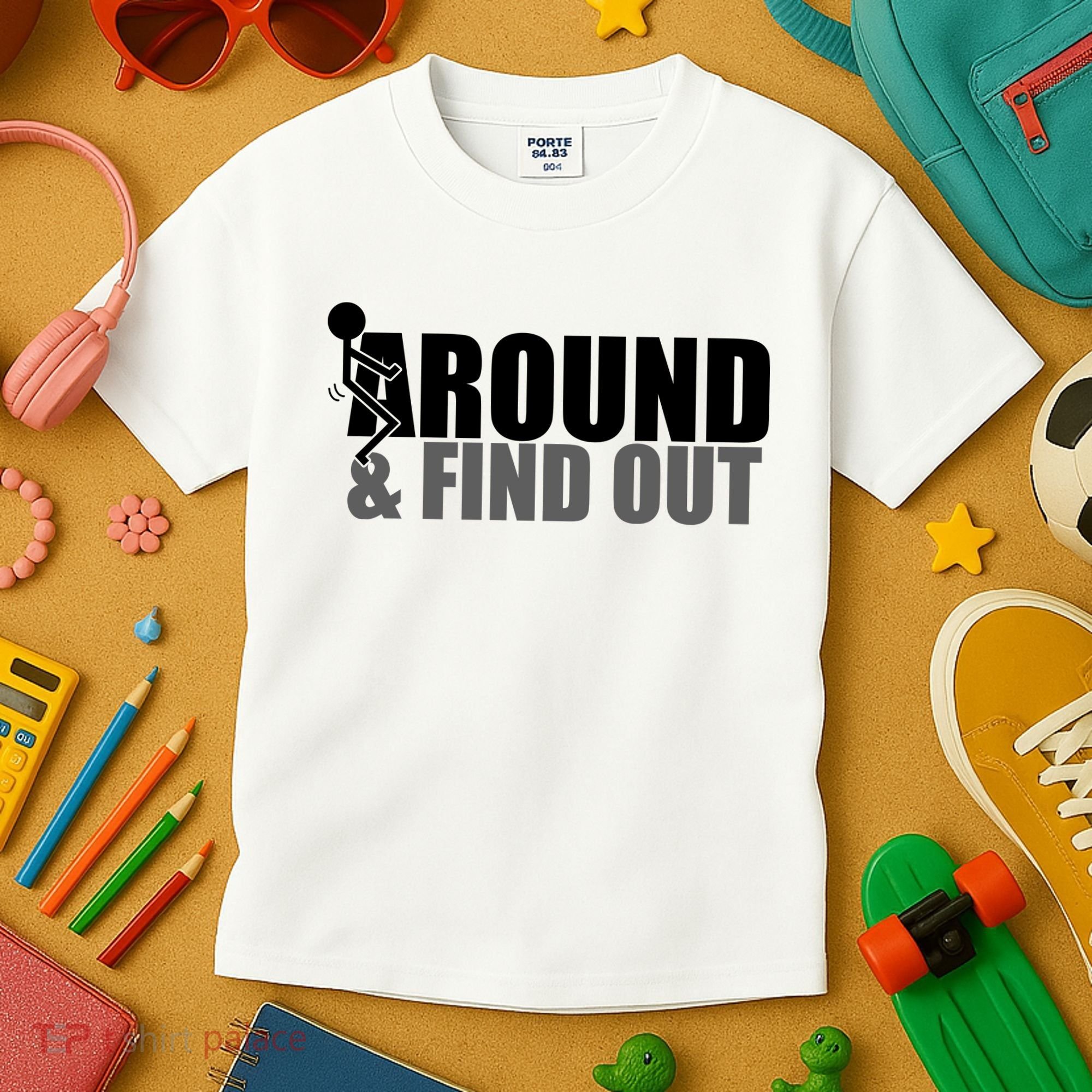 F Around And Find Out Funny Kids T-Shirt