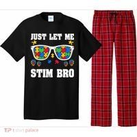 Funny Autism Awareness Just Let Me Stim Bro Pajama Set thumb 0