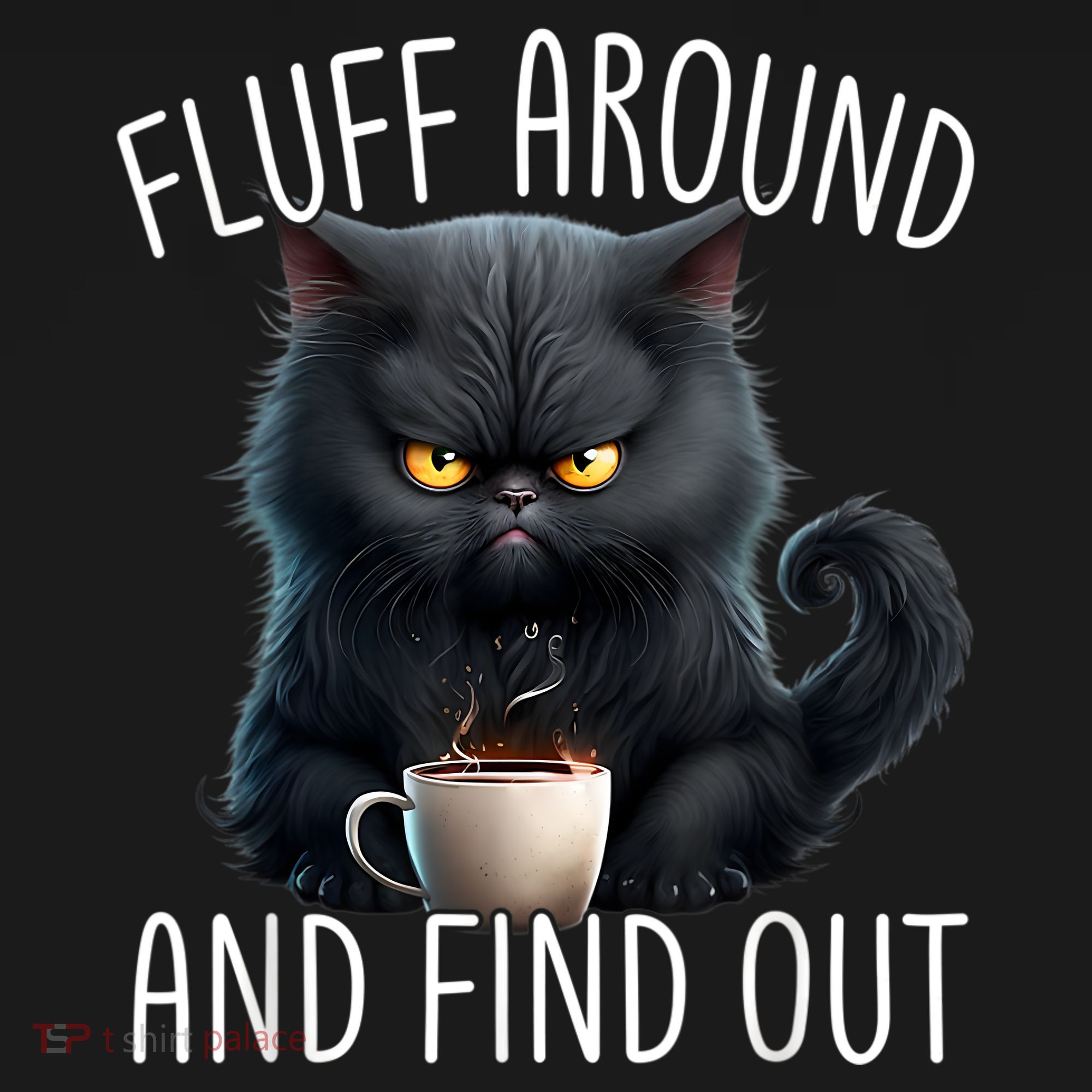 Fluff Around And Find Out Funny Cat Adult Humor Mousepad