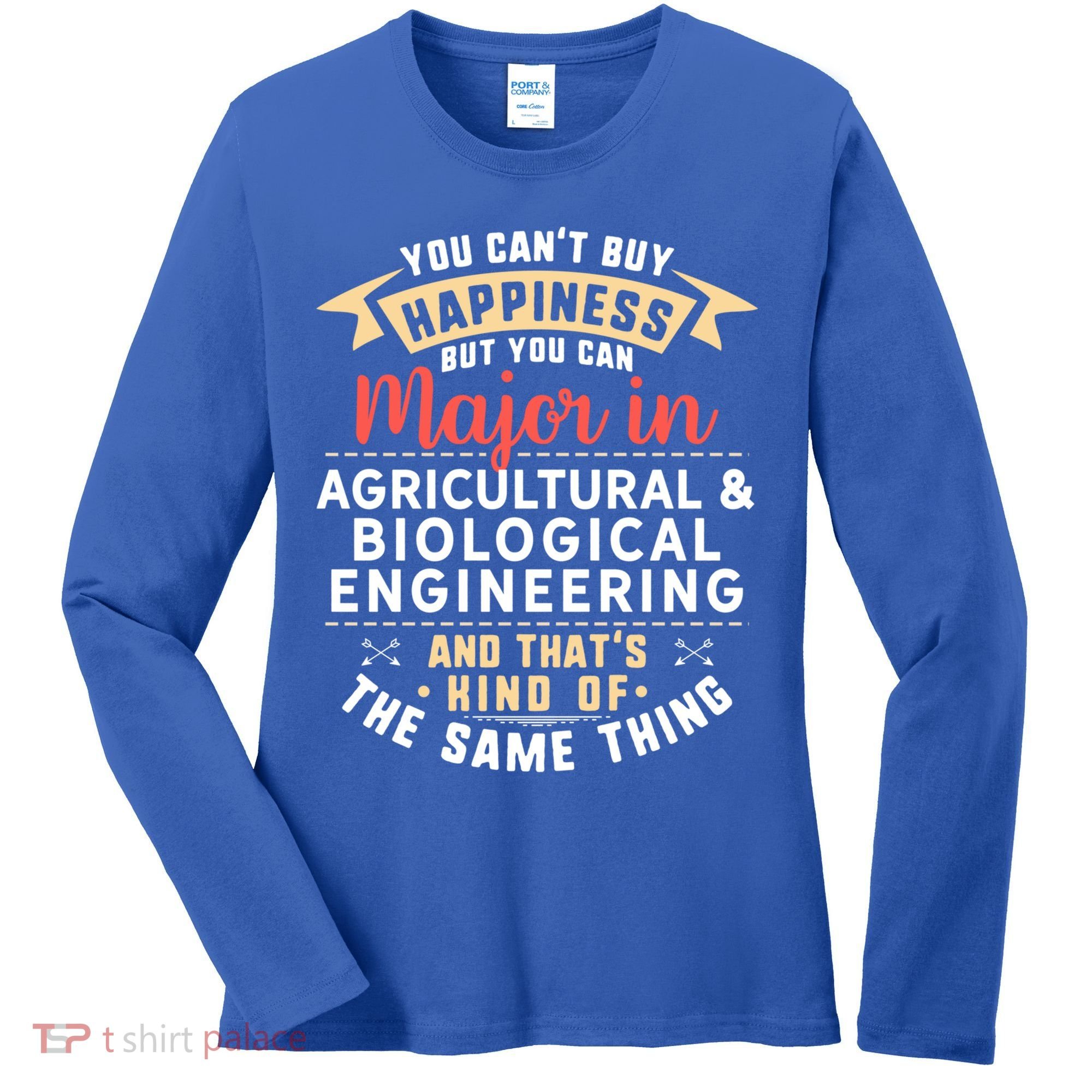 Funny Agricultural And Biological Engineering Major Student Cool Gift Women's Long Sleeve Shirt
