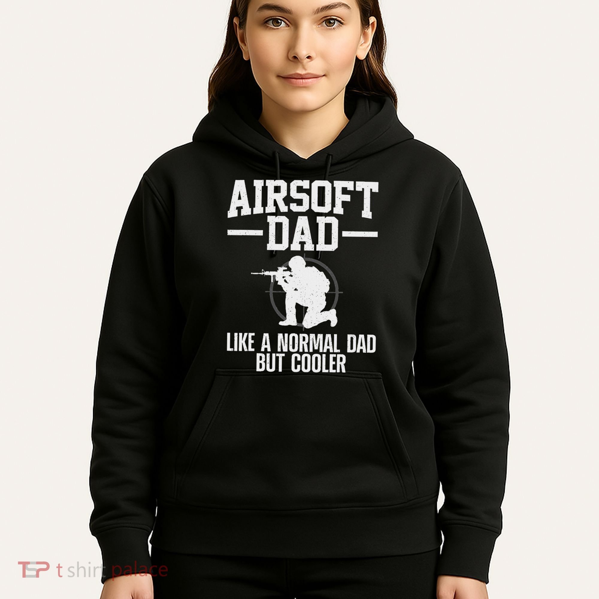 Funny Airsoft Art For Men Dad Airsoft Player Airsoft Lover Hoodie