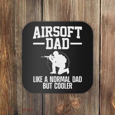 Funny Airsoft Art For Men Dad Airsoft Player Airsoft Lover Coaster