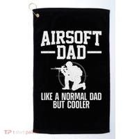 Funny Airsoft Art For Men Dad Airsoft Player Airsoft Lover Golf Towel thumb 0