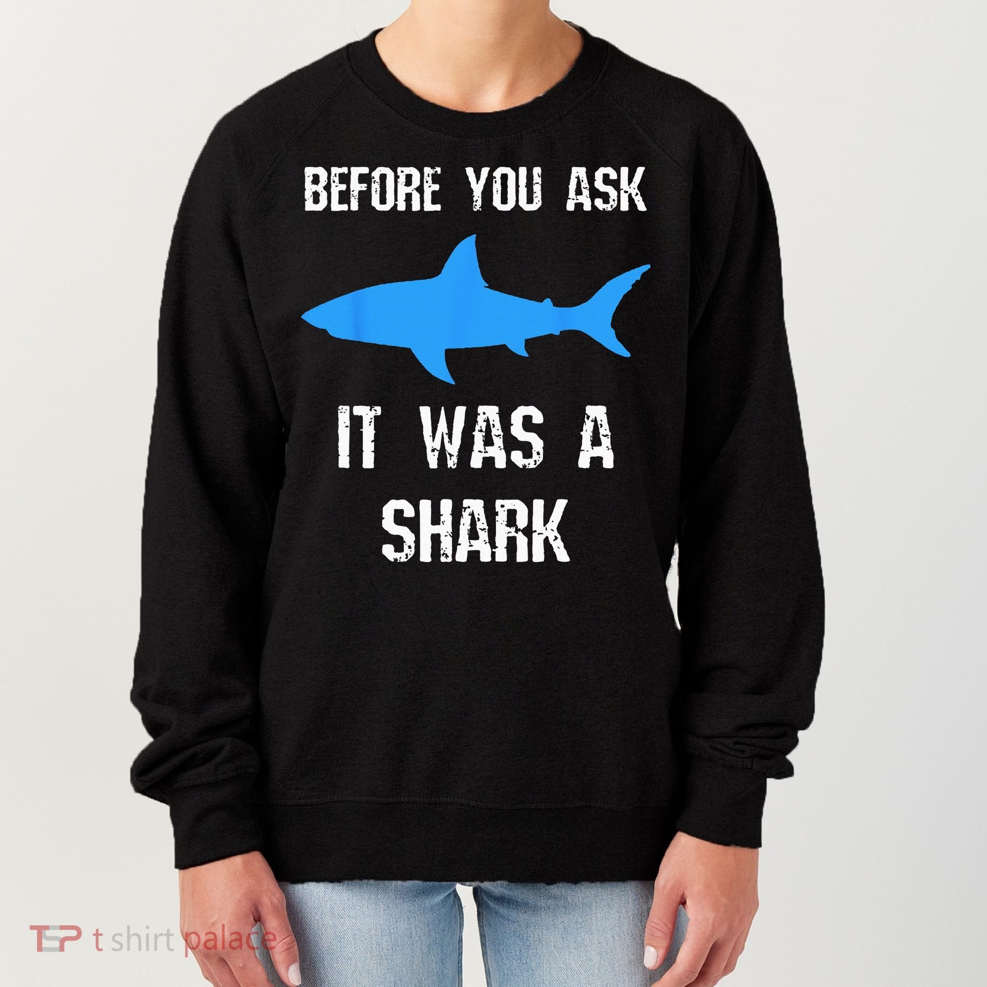Funny Amputee Amputation Surgery Shark Humor Women's Sweatshirt