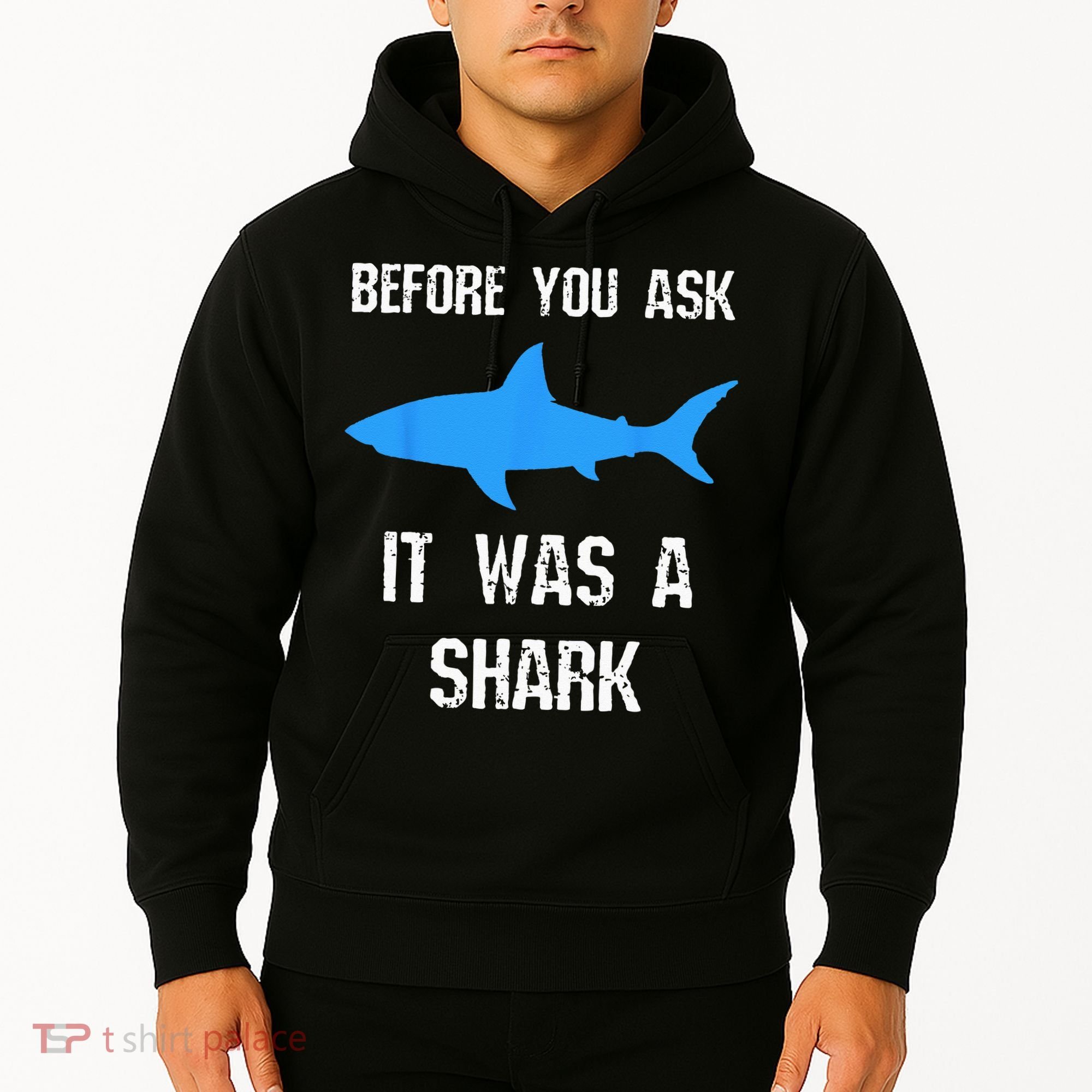 Funny Amputee Amputation Surgery Shark Humor Hoodie