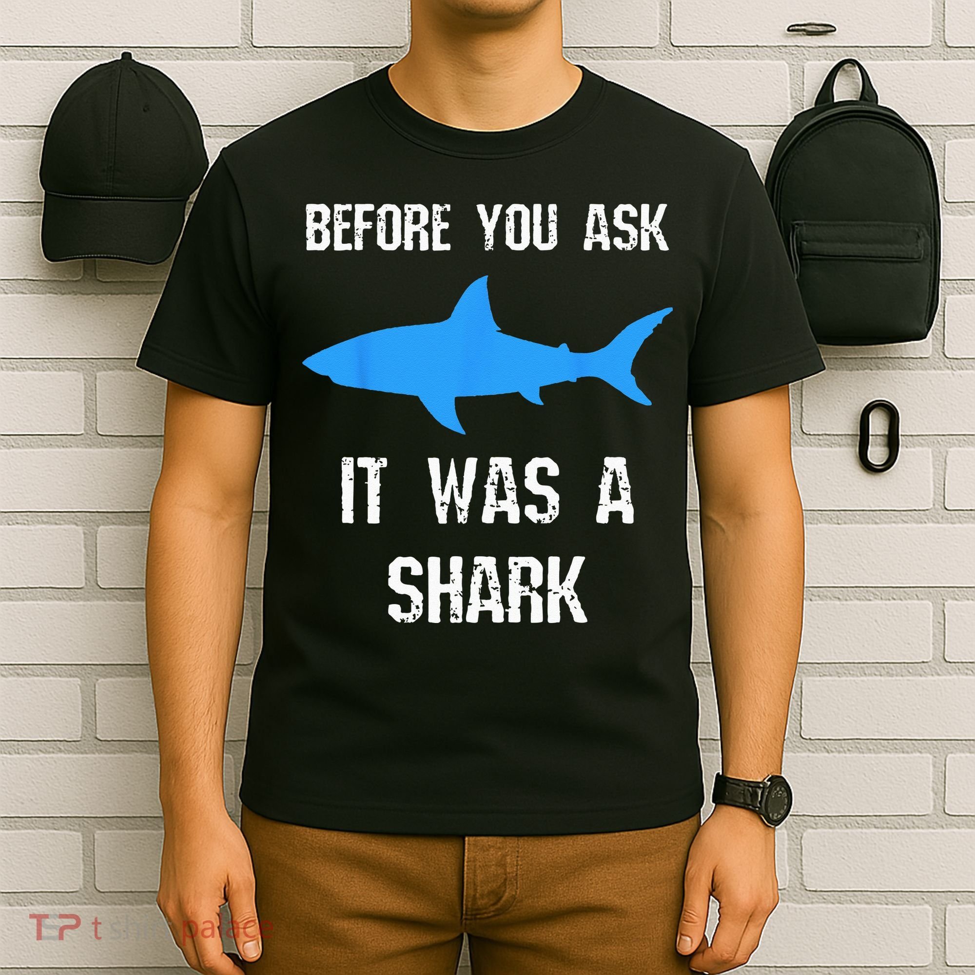 Funny Amputee Amputation Surgery Shark Humor T-Shirt
