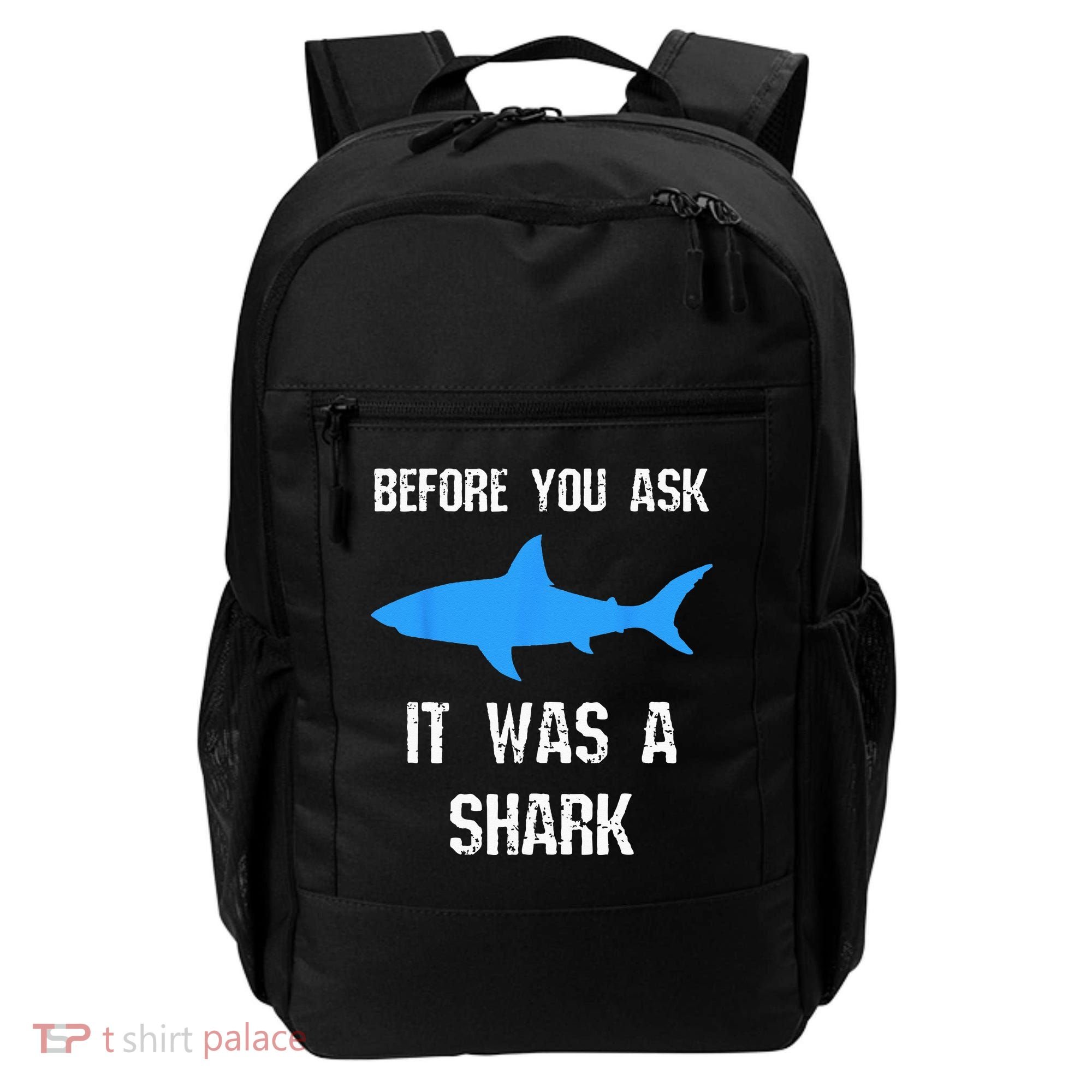 Funny Amputee Amputation Surgery Shark Humor Backpack