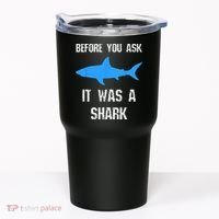 Funny Amputee Amputation Surgery Shark Humor Tumbler thumb 0