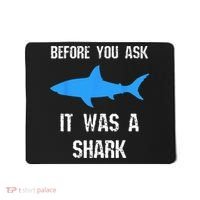 Funny Amputee Amputation Surgery Shark Humor Mousepad thumb 0