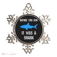 Funny Amputee Amputation Surgery Shark Humor Ornament thumb 0