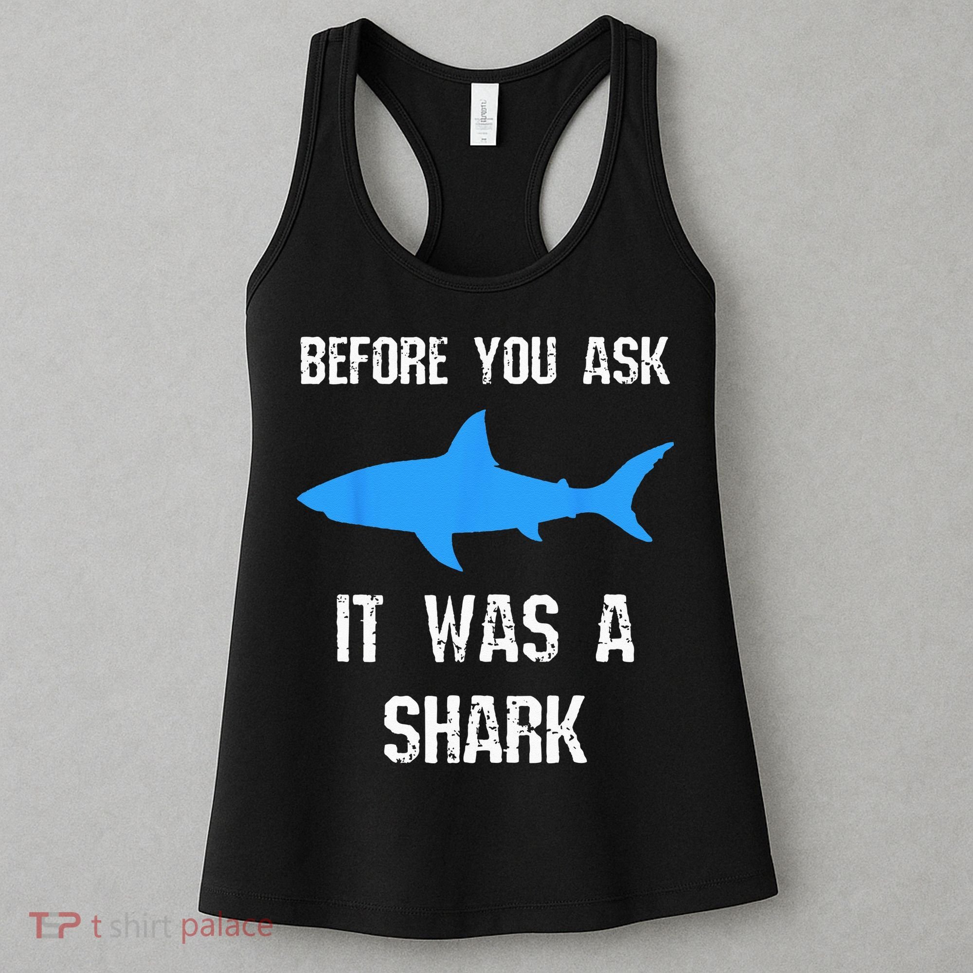 Funny Amputee Amputation Surgery Shark Humor Women's Tank Top