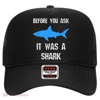 Funny Amputee Amputation Surgery Shark Humor Hat thumb 0
