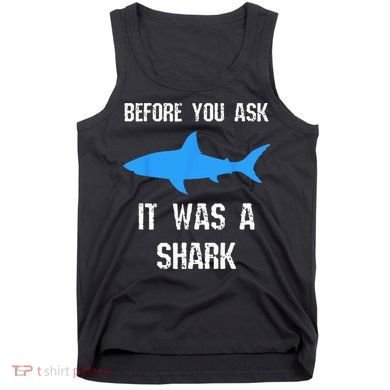 Funny Amputee Amputation Surgery Shark Humor Tank Top