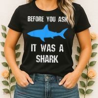 Funny Amputee Amputation Surgery Shark Humor Women's T-Shirt thumb 2